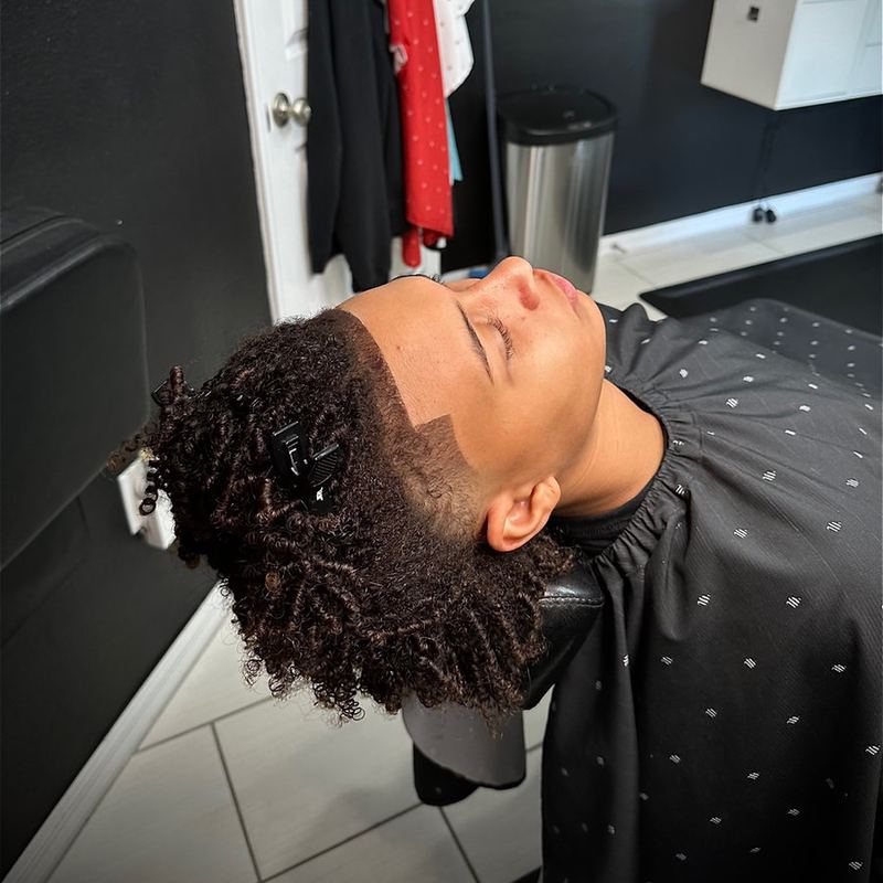 Haircut detail