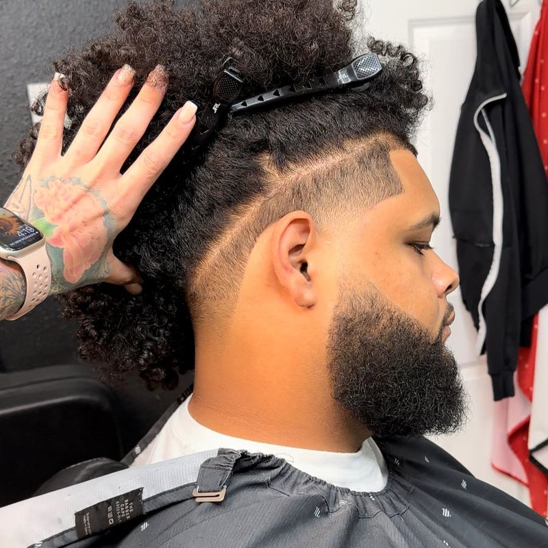 Fade with line-up